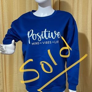 A navy blue sweater SOLD